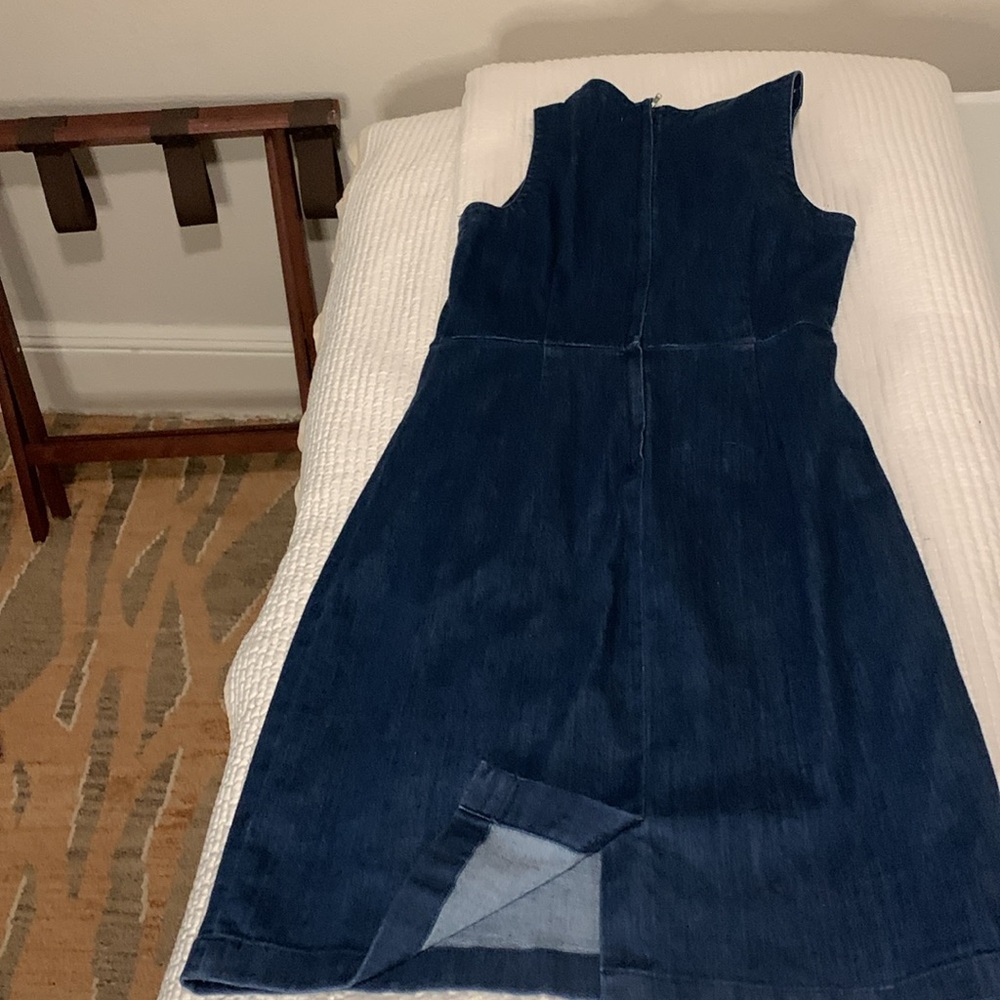 J Crew Mini Denim Dress size 6 - Picture 6 of 6